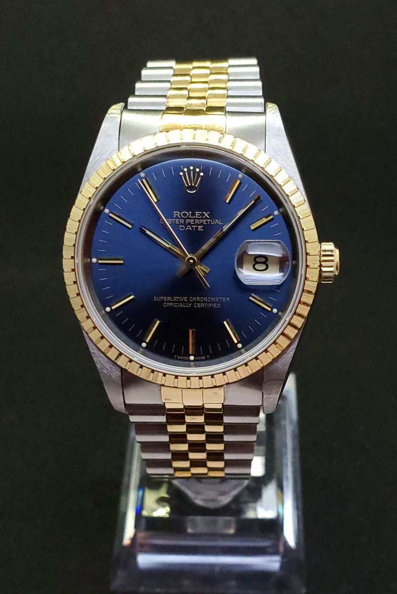 rolex oyster perpetual gold face
