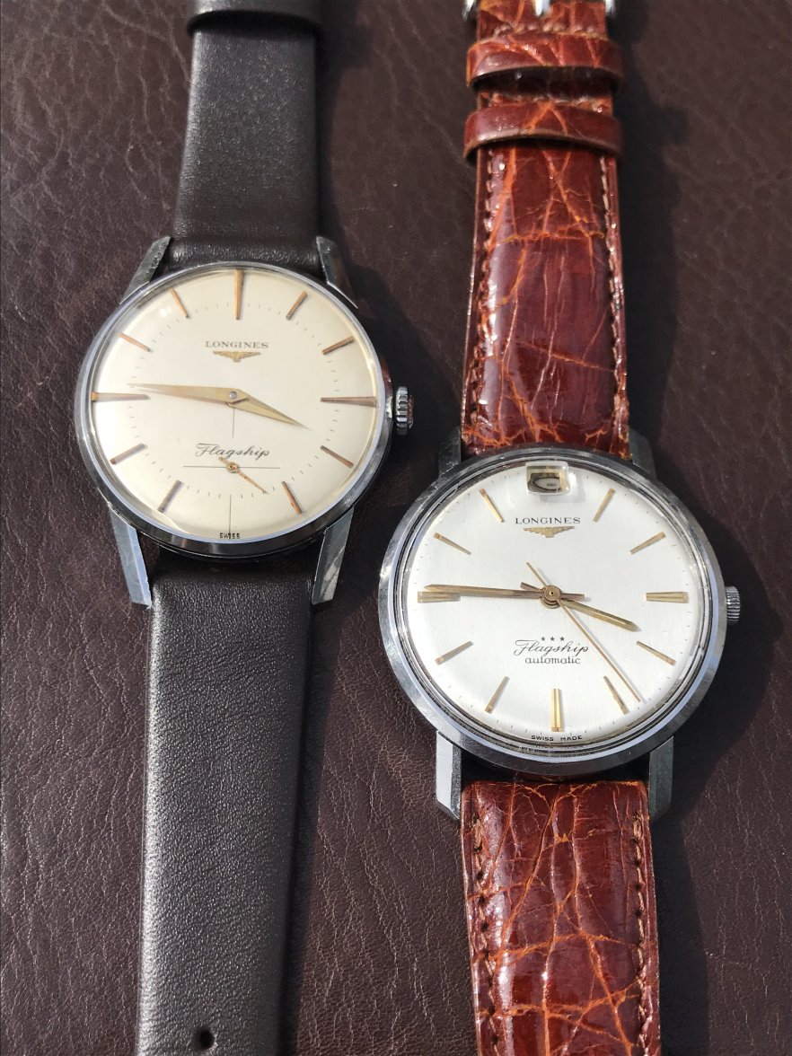 Longines Flagship date at 12 with dauphine hands? | Omega Forums