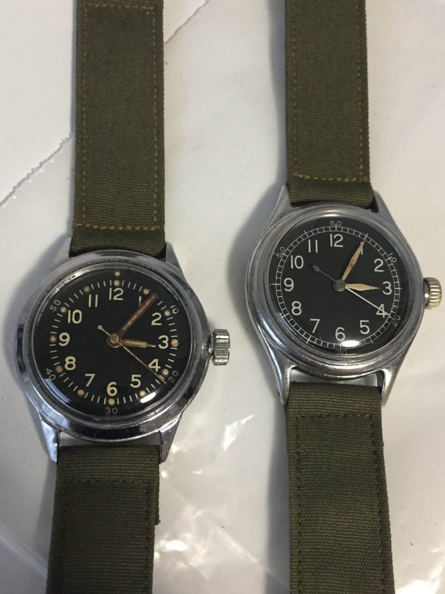 SOLD - Real 1943 Bulova A 11 US Army Air Force Navigator's Watch + NOS ...