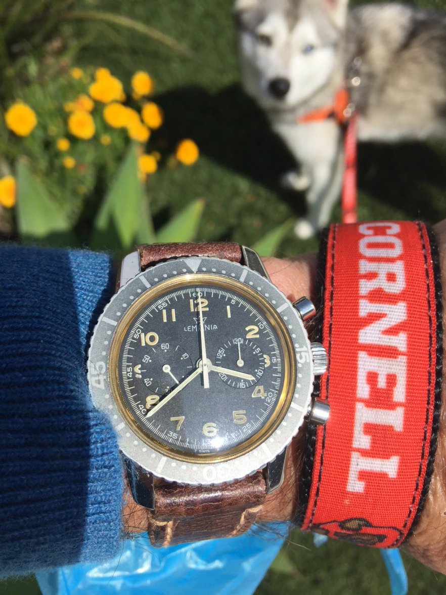 Lemania wrist with Raf.JPG