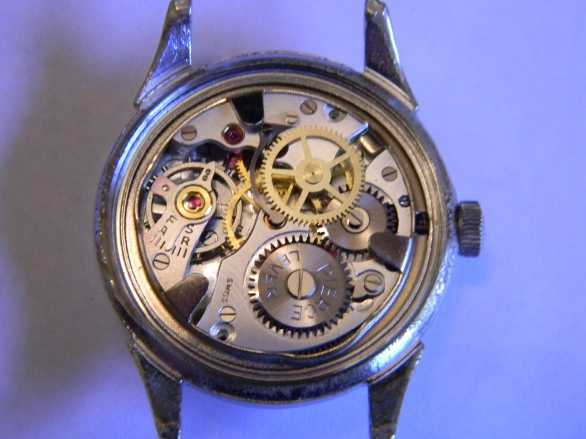 SOLD - PIERCE Parashock 17 Jewels caliber 103(SC) circa 1950s | Omega ...