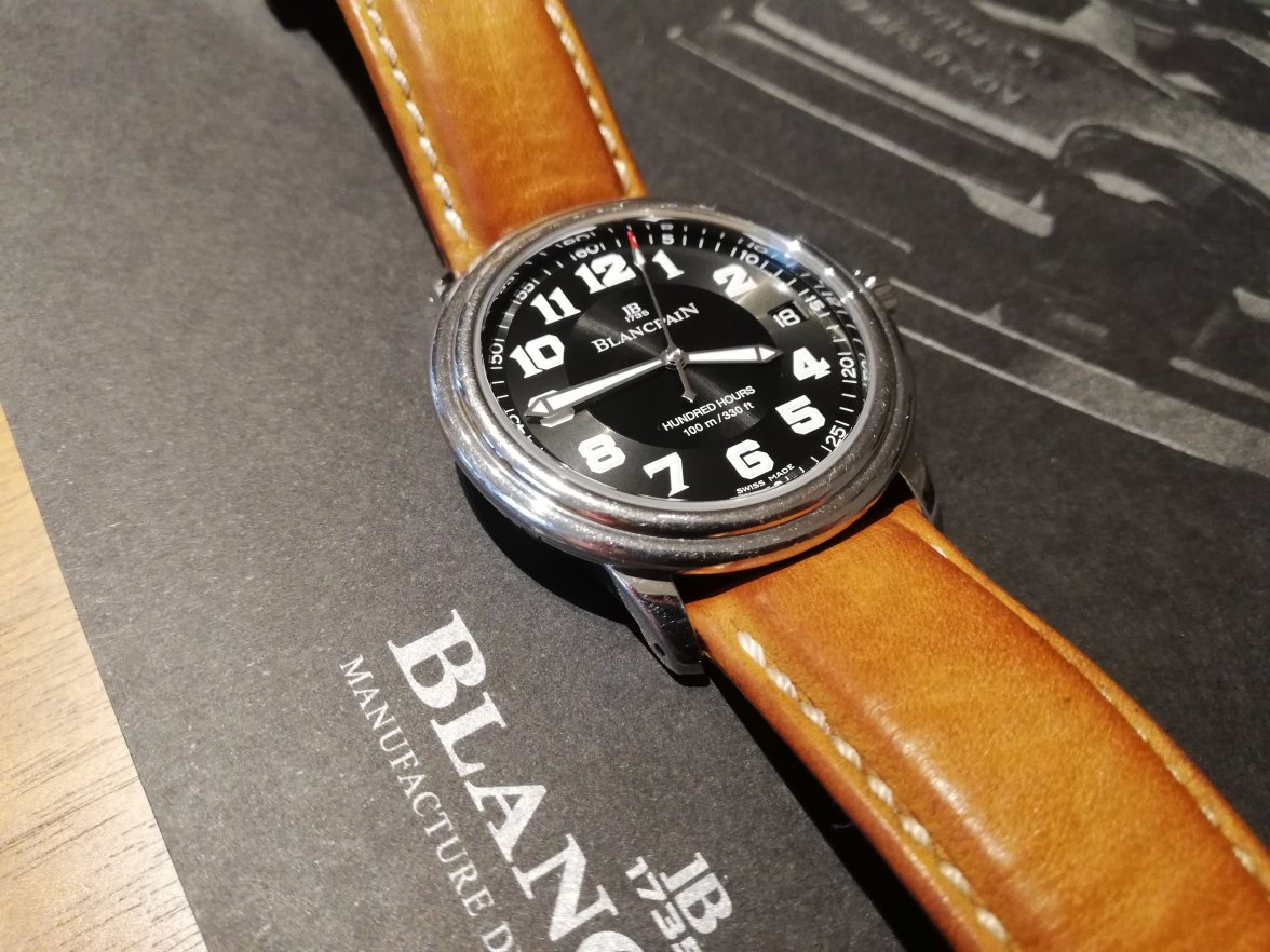 SOLD - Blancpain Leman 2100 - Military Dial - Serviced | Omega Forums