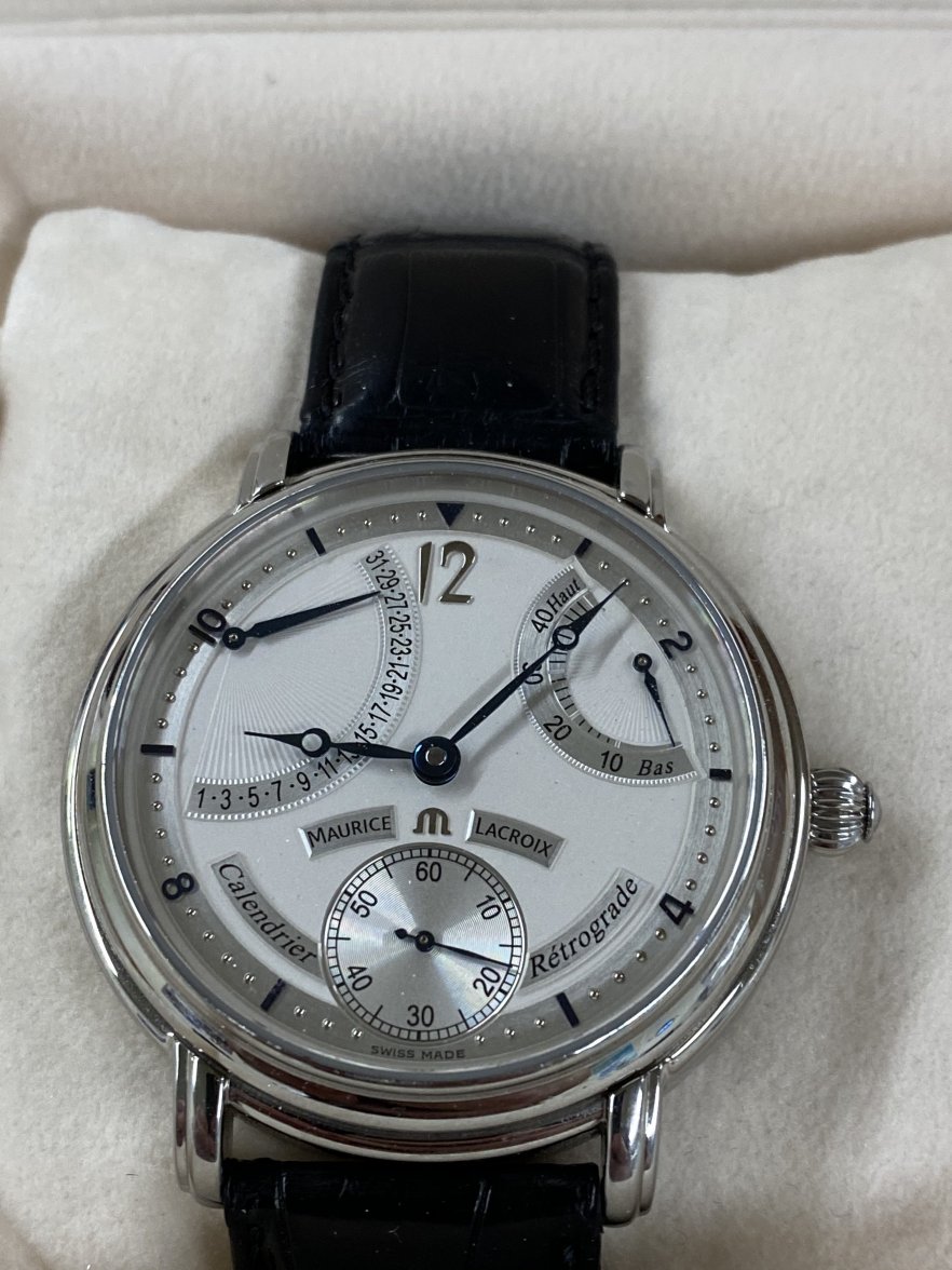 On the bench: Maurice Lacroix Masterpiece Calendrier Retrograde 