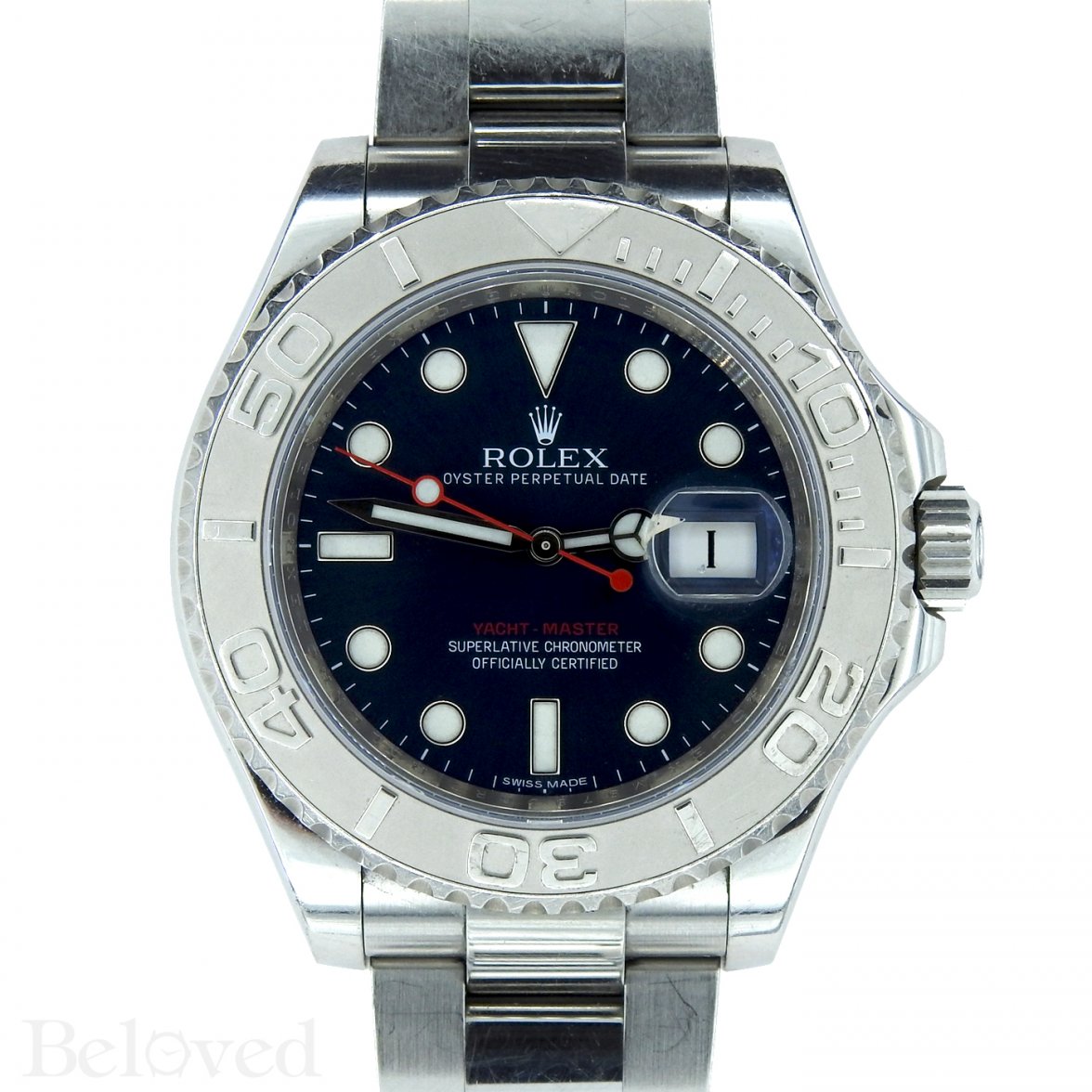 SOLD - Rolex Yacht-Master 116622 Blue Dial Complete | Omega Forums