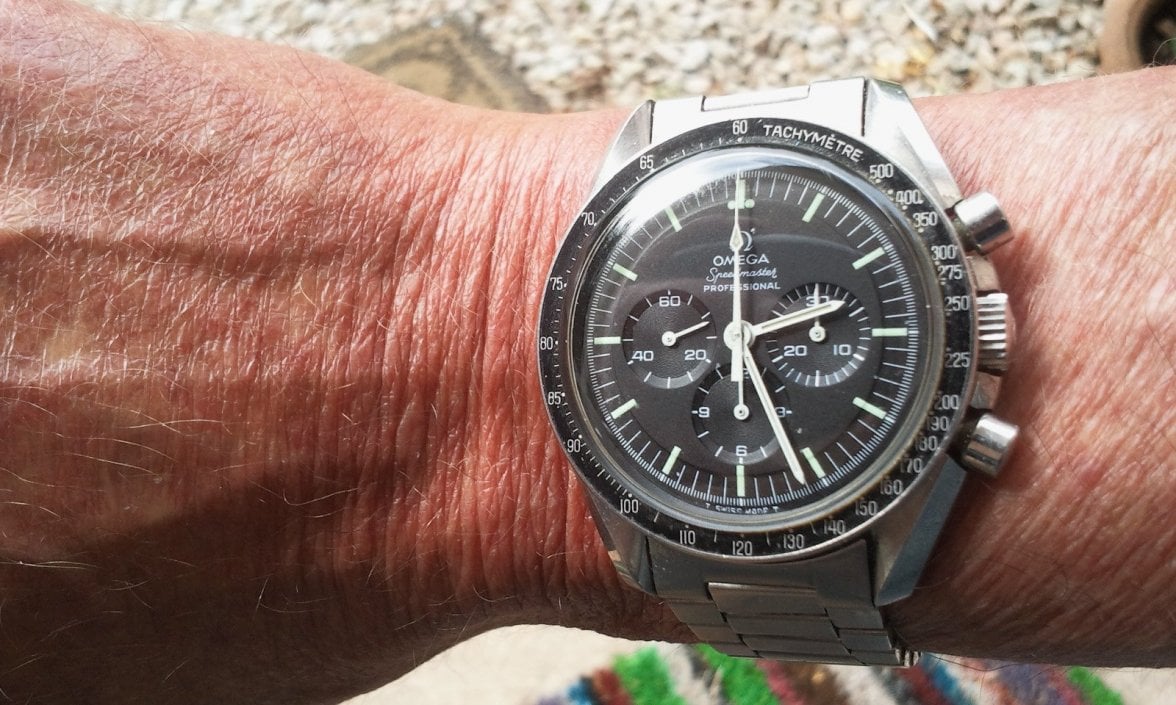 speedmaster on wrist