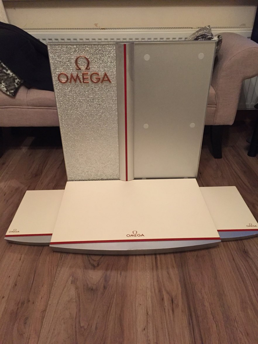 FS - 2x Omega Dealer Window Displays | Omega Forums