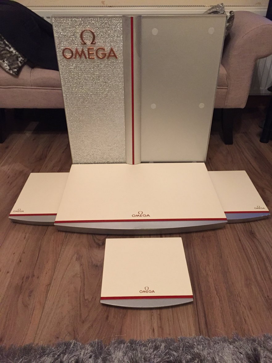 FS - 2x Omega Dealer Window Displays | Omega Forums