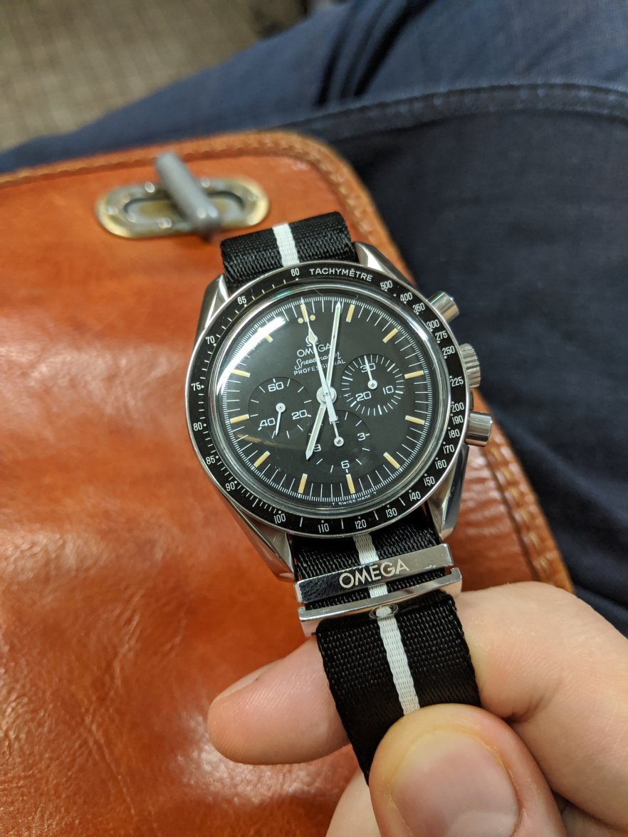 Tritium hands for my Speedmasters 145 