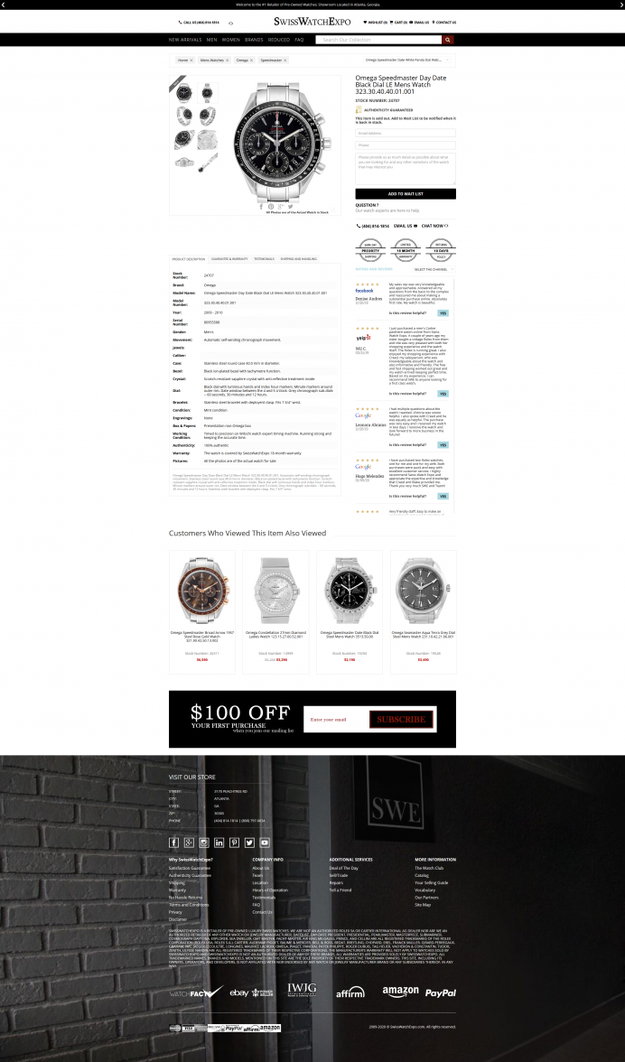 My Omega Speedmaster Day Date Black Dial.png