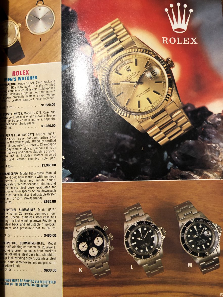 1980 AAFES exchange overseas catalog watches. Brace yourself. | Omega ...