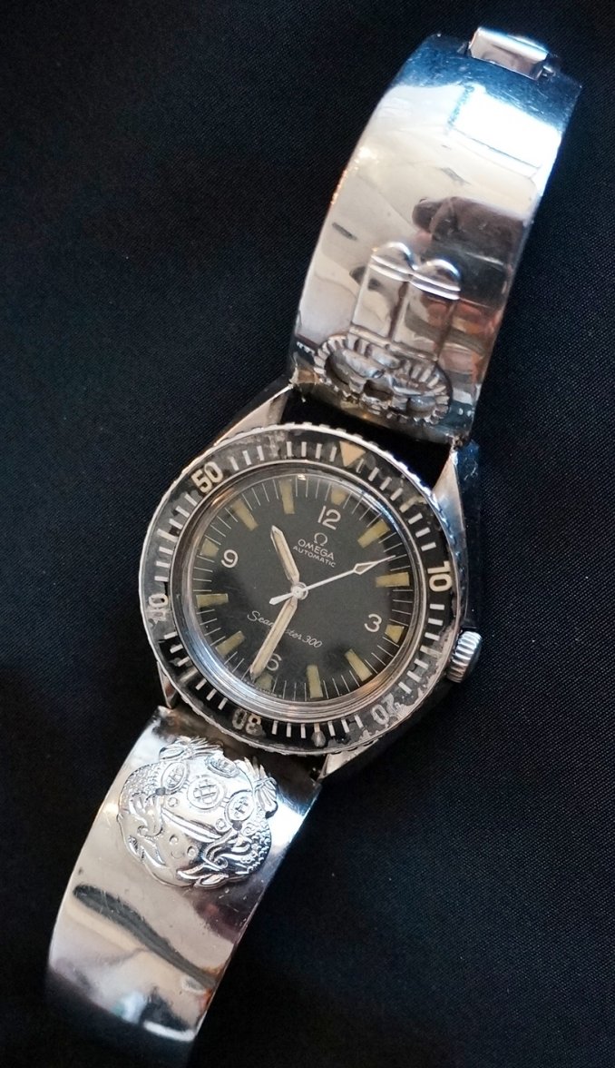 Dial with nice patina with Candlestick Hands.JPG