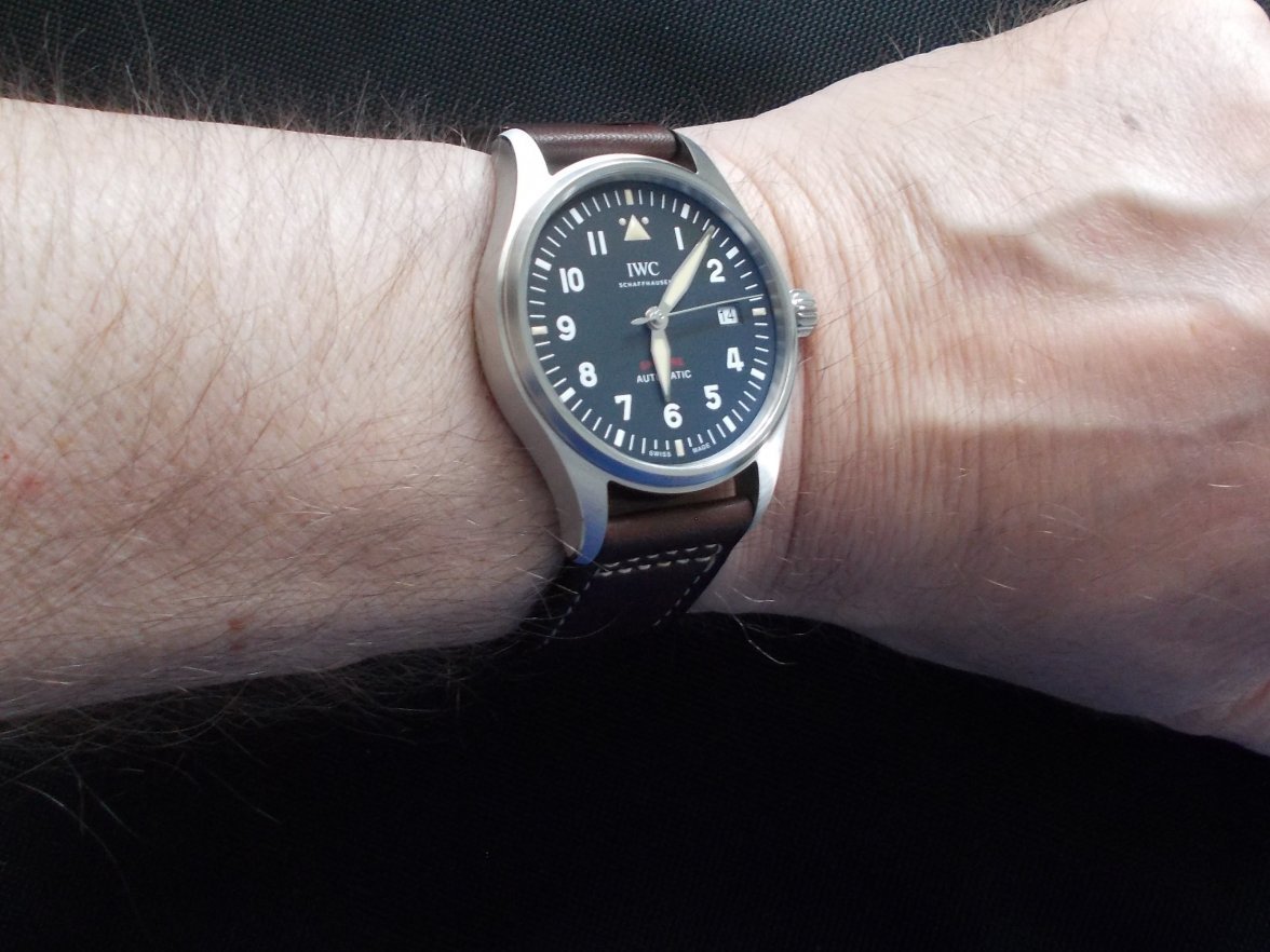 iwc spitfire wrist