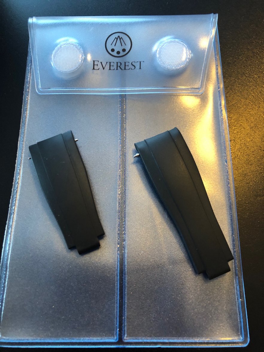 FS Black Everest Strap for Rolex Submariner/Explorer I in Mint