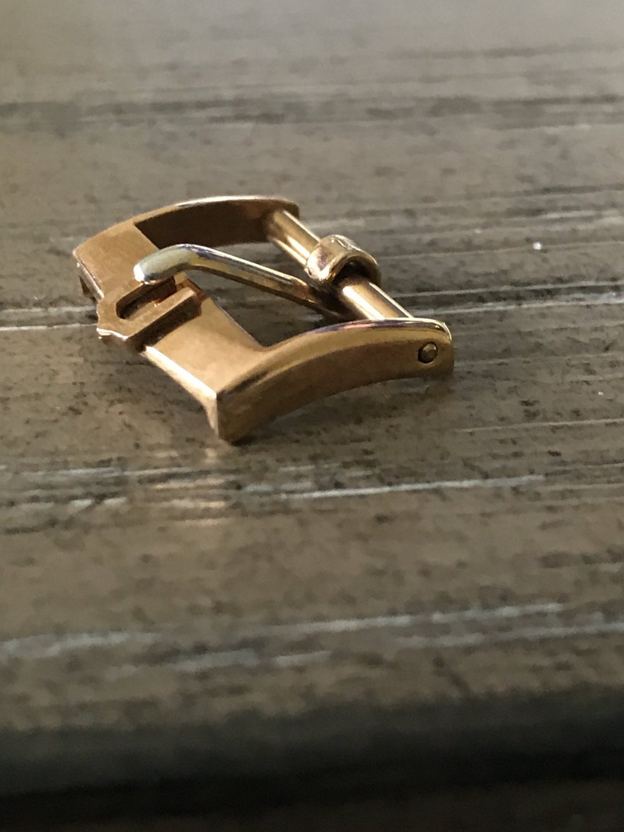 SOLD Universal Geneve Buckles 14mm Yellow, and Rose Omega Forums