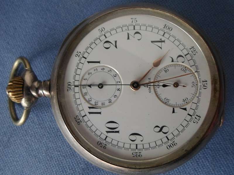 Omega chronograph outlet pocket watch