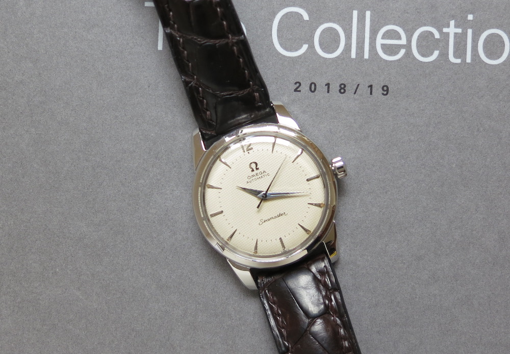 1950 Omega White Waffle Dial.jpeg